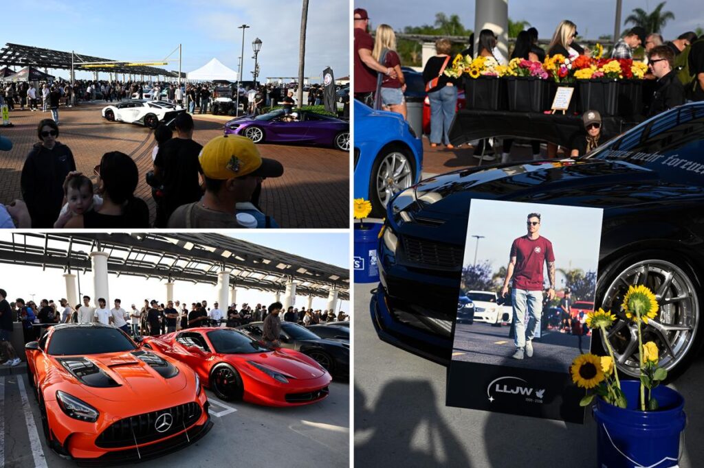 SoCal car-lovers pay tribute to influencer killed in fiery McLaren crash