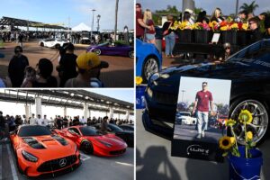 SoCal car-lovers pay tribute to influencer killed in fiery McLaren crash