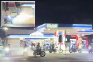 Wild NYC street takeover erupts five months after rowdy meet-up at same intersection