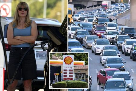 Depressing new map shows how far  of gas gets you in LA after price hikes