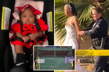 Baby girl with six toes is found dead in dumpster outside California school – as cops probe chilling theory