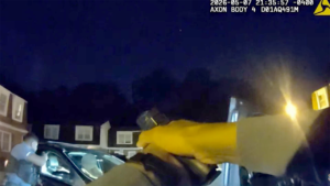 WATCH: Maryland carjacking suspect plows toward cops as they open fire