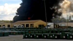 Massive chemical fire erupts at electrical transformer plant in Mississippi, forcing evacuation