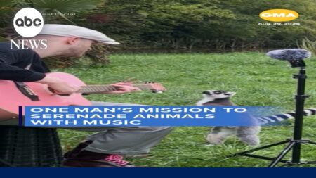 One man’s mission to serenade animals with music One man’s mission to serenade animals with music