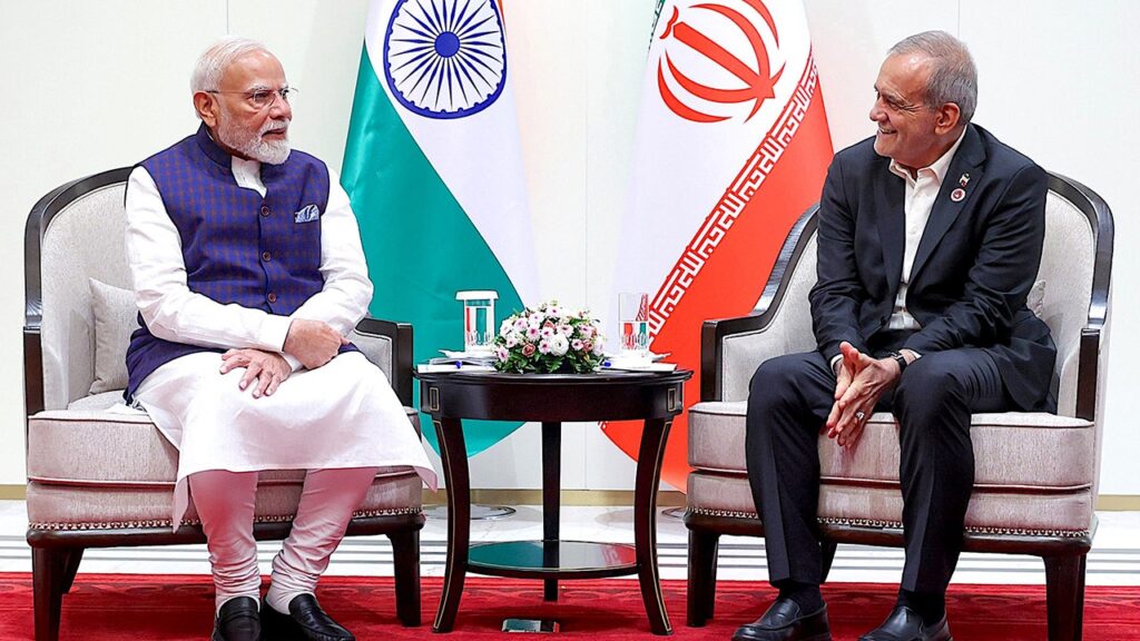 India’s Modi-Iran meeting comes amid US warnings of sanctions on Tehran’s trading partners India’s Modi-Iran meeting comes amid US warnings of sanctions on Tehran’s trading partners