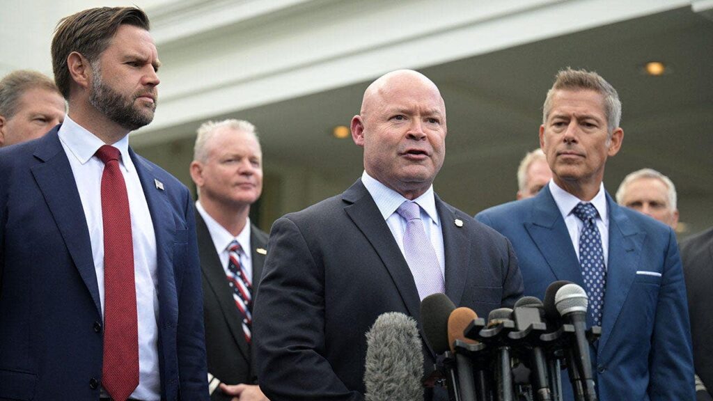 Teamsters leader turned MAGA-world darling backs Republican in key Senate showdown
