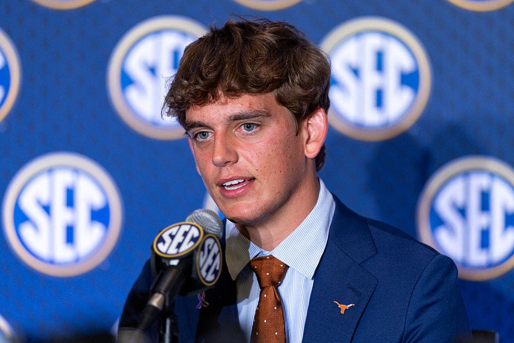 Arch Manning is expected to level up in his second year as a starter and fourth overall in college football. (Photo by Parker S. Freedman/Getty Images)