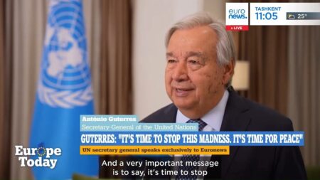 Antonio Guterres: “It’s time to stop this madness”