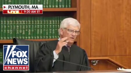 FIREWORKS as Lindsay Clancy judge SPARS with defense attorney