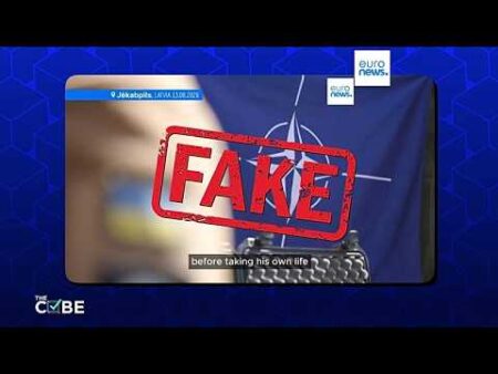 Fake Euronews video invents deadly shooting by Ukrainian soldier at NATO exercise