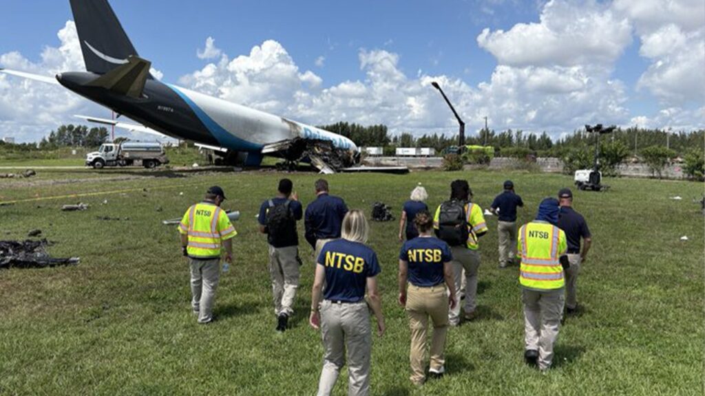NTSB reveals if crew survived Amazon cargo jet disaster as it shares details about victims