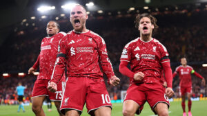 Mac Allister Scores Long-Range Screamer To Give Liverpool Win vs. Atletico Madrid