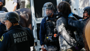 Two arrested at socialist anti-Trump protest after assault at ‘closest entry point’ to GOP convention: police Two arrested at socialist anti-Trump protest after assault at ‘closest entry point’ to GOP convention: police