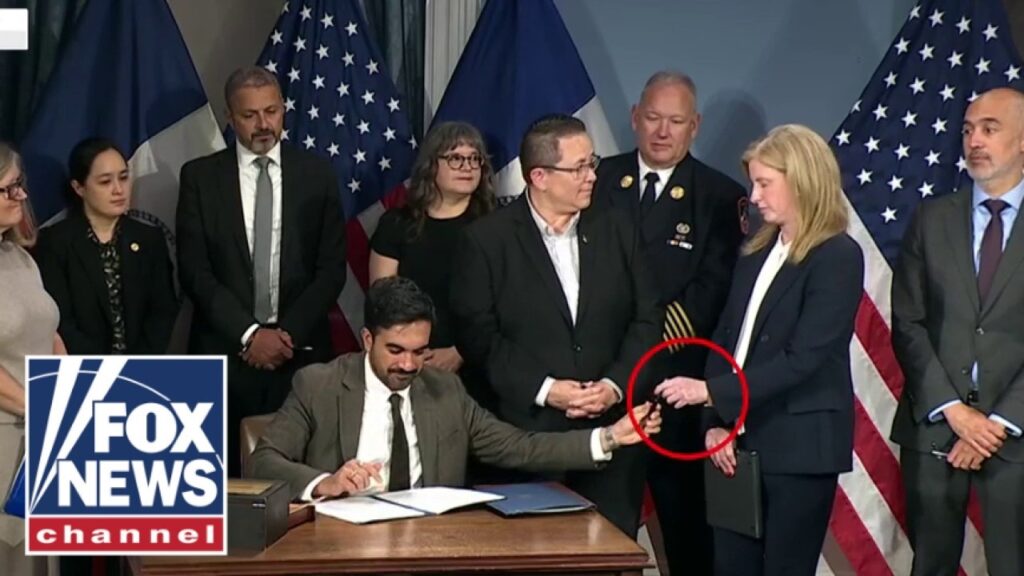 ‘It is ABHORRENT!’: Mamdani skewered on 9/11 ceremonial pen controversy