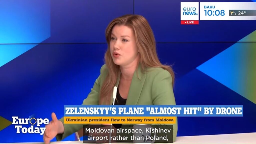 Zelenskyy’s plane almost hit after Putin downplays Russian threats