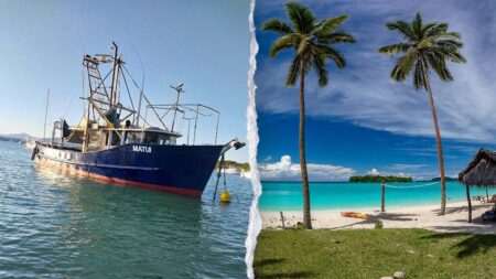 Dozens missing after passenger ferry sinks as rescuers scour South Pacific coastline