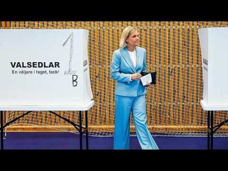 Sweden’s centre-left edges ahead by three seat in preliminary results