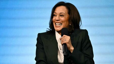 Kamala Harris viciously mocked with resurfaced bumbling ‘two words’ explanation of AI after desperate call