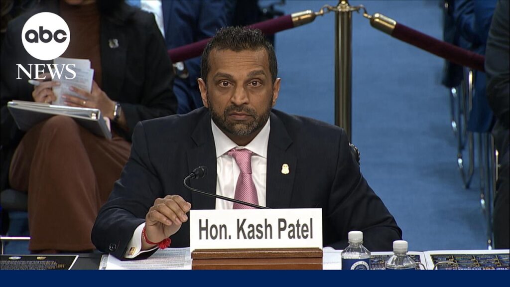 Kash Patel testifies on FBI oversight before Senate committee