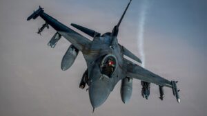 Texas Air National Guard pilot ejects safely before F-16 crash in Michigan