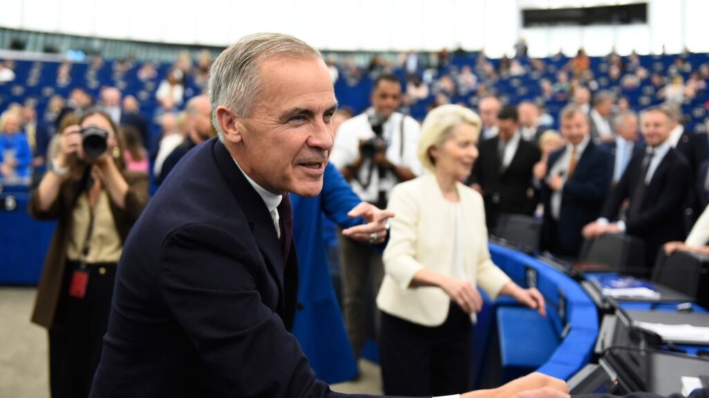Watch Live: Mark Carney addresses EU Parliament amid ‘associate membership’ furore