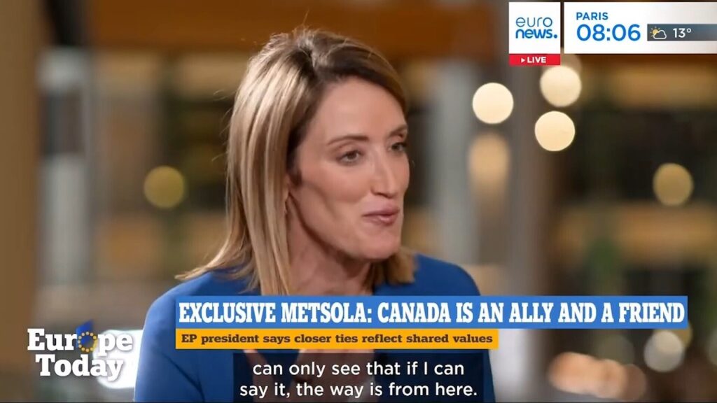 EU parliament boss: “Canada is an ally and a friend”