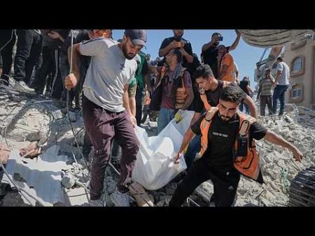 Gaza: Building collapse kills 21, including 11 children
