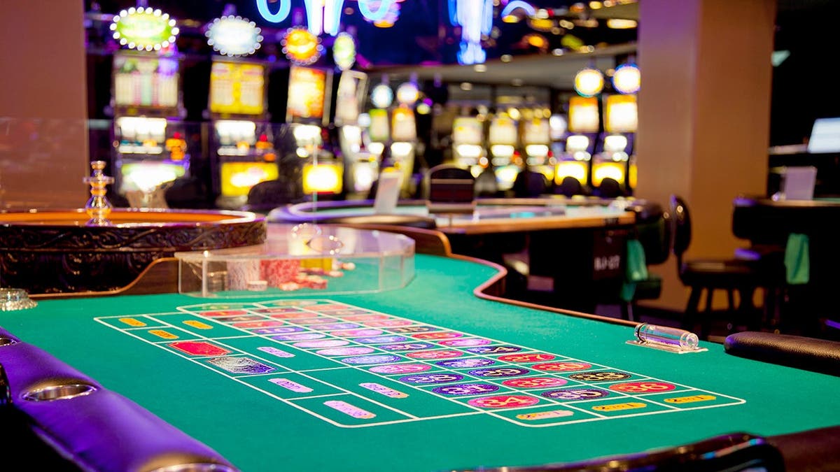 A Las Vegas betting table.