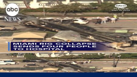 Miami rig collapse sends four people to hospital Miami rig collapse sends four people to hospital