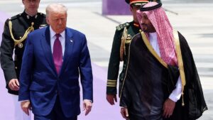 Saudi foreign minister warns Houthi threat goes global as Trump holds fire