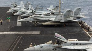 2 Navy aviators eject during landing ‘mishap’ aboard USS Eisenhower, injuring 4 sailors