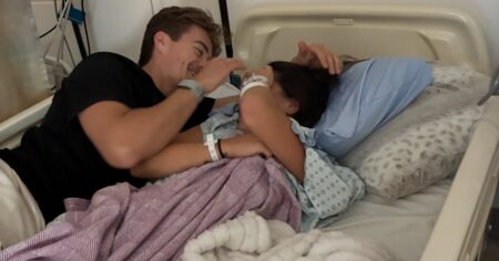 NHL Prospect Austin Roest Shares Photo From Hospital Bed After Girlfriend Diagnosed With Stage 4 Cancer