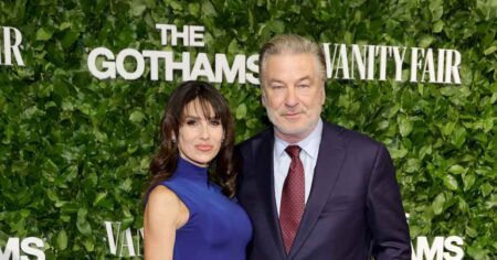 Hilaria Baldwin and Husband Alec Baldwin Accidentally Twin in Matching Outfits: ‘Odd Couple’