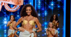 How the 1st Mom and Married Woman to Win Miss USA Prepared for the Swimsuit Competition With Kids in Tow
