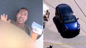 San Diego bystanders chase down suspected Tesla thief after woman struck on boardwalk San Diego bystanders chase down suspected Tesla thief after woman struck on boardwalk