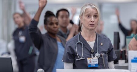 The Pitt’s Katherine LaNasa Says She Wouldn’t Have Played Dana the Same Way Without Cancer Battle (Exclusive) The Pitt’s Katherine LaNasa Says She Wouldn’t Have Played Dana the Same Way Without Cancer Battle (Exclusive)