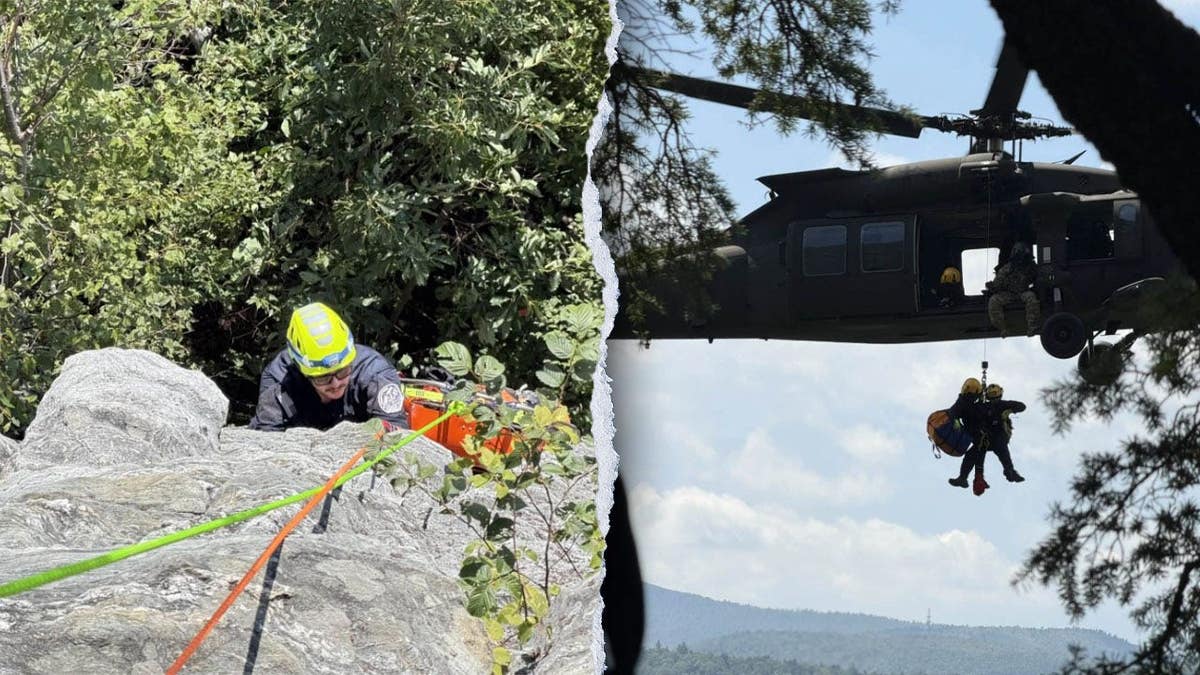 Airlift rescue in North Carolina
