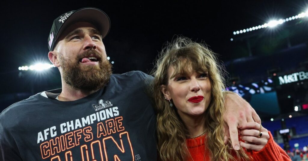 Travis Kelce Reacts to Taylor Swift’s Viral ‘That’s My Husband’ Celebration After Chiefs Touchdown Travis Kelce Reacts to Taylor Swift’s Viral ‘That’s My Husband’ Celebration After Chiefs Touchdown
