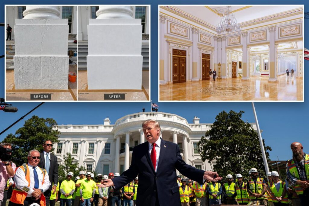 Trump blasts ex-presidents for not taking care of ‘dump’ White House, celebrates renovations Trump blasts ex-presidents for not taking care of ‘dump’ White House, celebrates renovations