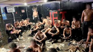 Dozens of pledges found covered in food in sweltering frat basement as police investigate alleged hazing