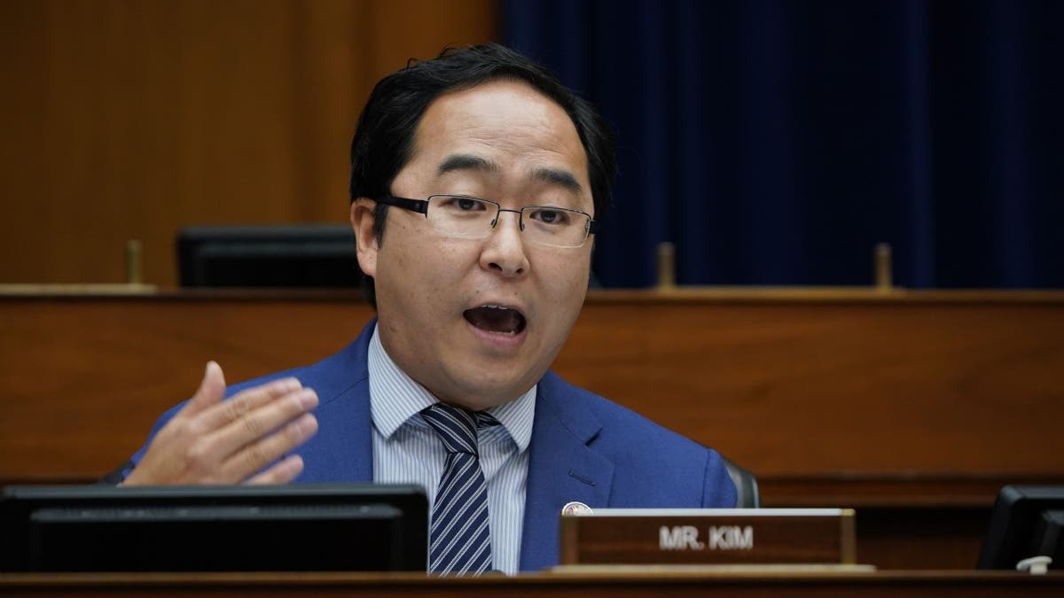 Sen. Andy Kim, D-N.J., speaks during hearing on Capitol Hill