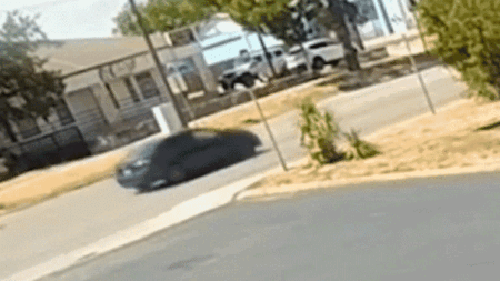 Surveillance video shows ICE chase with lights and sirens before Austin migrant shooting