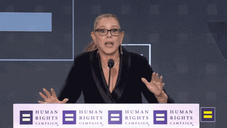 Hollywood actress upset her son isn’t gay fumes in bizarre spectacle at Human Rights Campaign gala