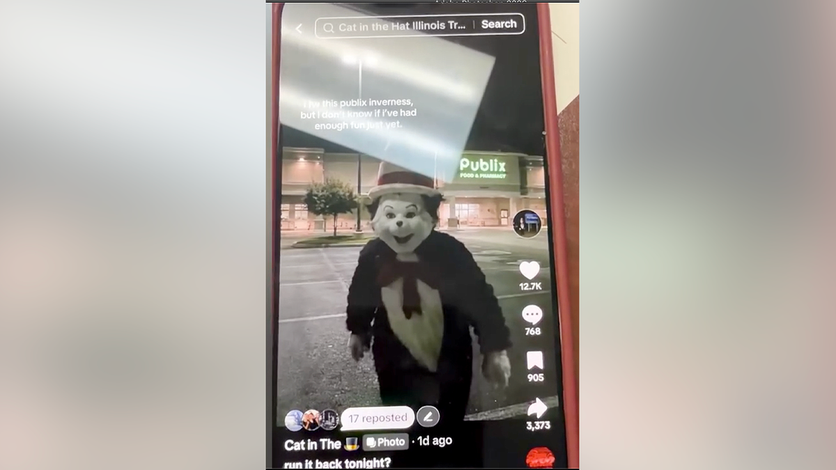 Cat in the Hat trend reaches Publix parking lot