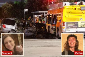 SUV driver in deadly LA Metro bus crash unmasked — as two dead are ID’d