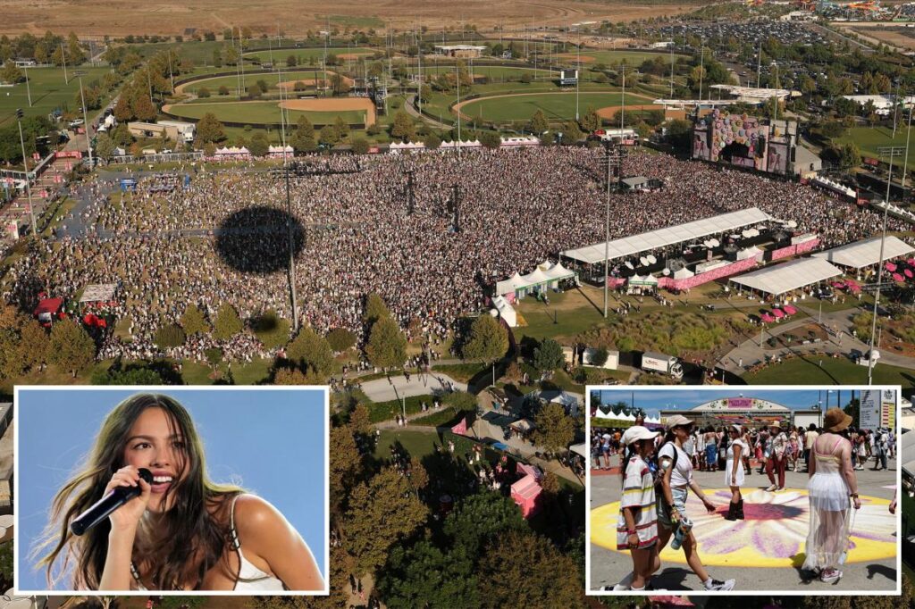 Olivia Rodrigo’s star-studded festival turns into traffic nightmare at huge California park: ‘Absolute sh–t show’
