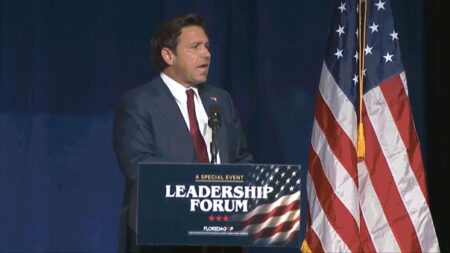 Social media erupts after DeSantis gives ‘Soros’ protester a piece of his mind: ‘Ain’t my first rodeo’