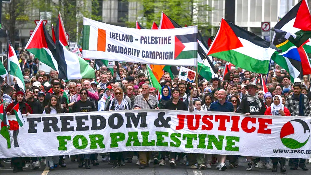 Anti-Israel protest in Dublin