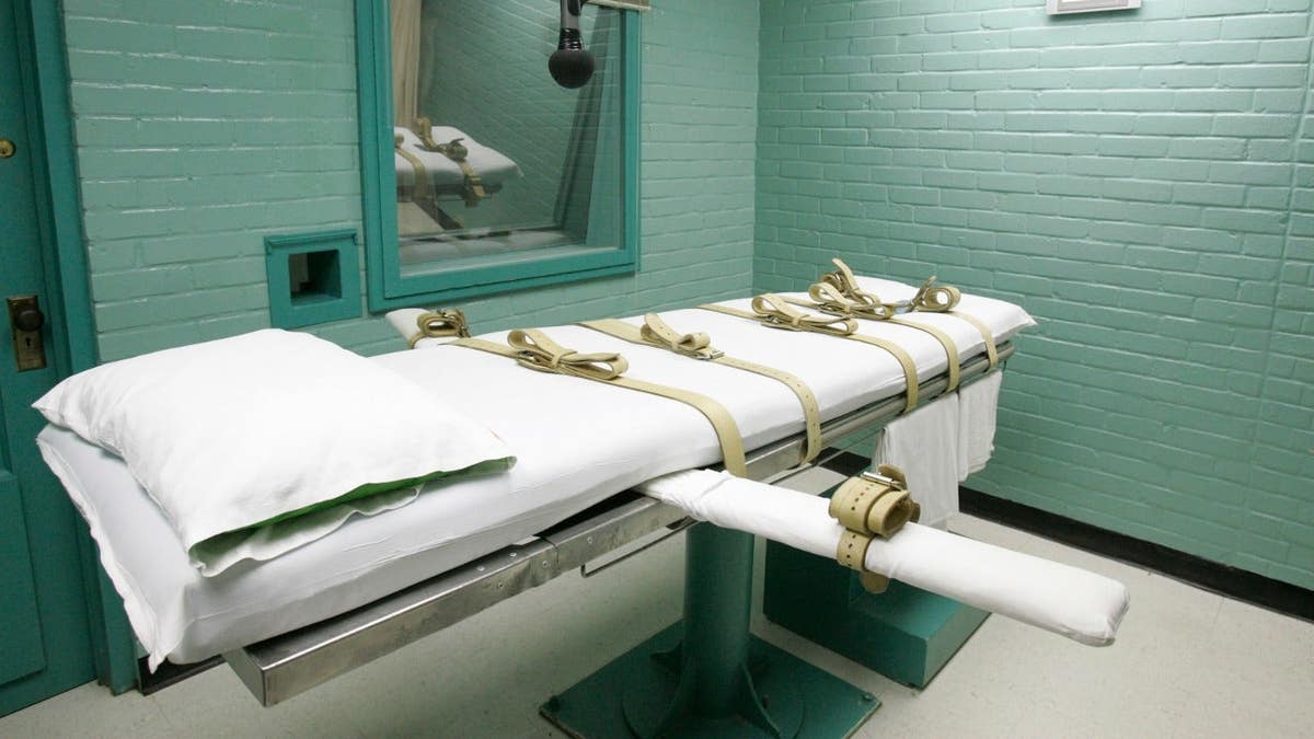 The state of Texas execution chamber in Huntsville, Texas