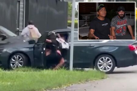 Florida couple attacked, pepper-sprayed and dragged by car after they’re accused of walking in the road
